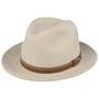 Acker Fedora LiteFelt Hat by Bailey 1922 cream white