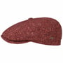 Currin Tweed Flat Cap by Bailey 1922 bordeaux