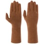 Cashmere Full-Fingered Gloves by Seeberger brown