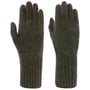 Cashmere Full-Fingered Gloves by Seeberger olive