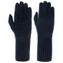 Cashmere Full-Fingered Gloves by Seeberger navy