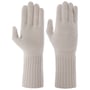 Cashmere Full-Fingered Gloves by Seeberger oatmeal