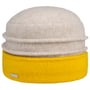 Twotone Woolmark Milled Wool Hat by Seeberger yellow
