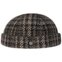 Wool Stripes Docker Hat by Lierys brown