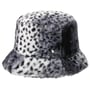 Snowleo Fake Fur Bucket Cloth Hat grey