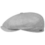 Hatteras Classic Linen Flat Cap by Stetson light grey