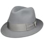 Nilo Premium Trilby Fur Felt Hat by Borsalino light grey