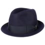 Nilo Premium Trilby Fur Felt Hat by Borsalino blue