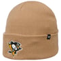 Haymaker Cuff Penguins Beanie Hat by 47 Brand beige