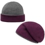 Twotone Reversible Beanie by bedacht grey