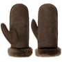 Shearling Mittens by UGG brown