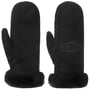 Shearling Mittens by UGG black