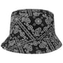 Paisley Bucket Cotton Hat by Lipodo black