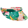 Multicolour Flower Visor by Lipodo white-orange