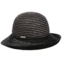 Levia Braided Hat with Upward Brim by Seeberger black-anthracite