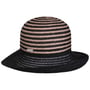 Levia Braided Hat with Upward Brim by Seeberger black