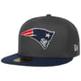 59Fifty Patriots Cap by New Era anthracite