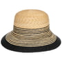 Clea Twotone Straw Hat by Mayser nature-black