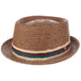 Gareth Pork Pie Straw Hat by Mayser brown