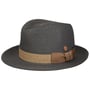 Samuel Livorno Fedora Straw Hat by Mayser grey-beige
