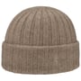 Undyed Sustainable Cashmere Beanie Hat by Stetson dark beige