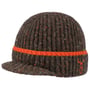 Deer Beanie Hat with Peak by Stetson brown