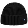 Beanie Hat with Cuff by Hammaburg black