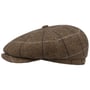 Hatteras Gallanger Wool Flat Cap by Stetson beige-brown