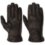 Classic Uni Goat Leather Gloves by Stetson dark brown