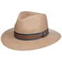 Jean Maroon Traveller Panama Hat by Lierys light brown