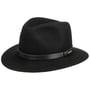 Dalloware Traveller Fur Felt Hat by Stetson black