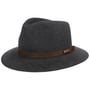 Wesburg Traveller Fur Felt Hat by Stetson grey-mottled