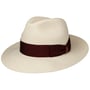 Amedeo Bogart Panama Hat by Borsalino nature-bordeaux