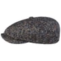 Hatteras Colour Dots Flat Cap by Stetson navy