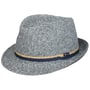 Januco Trilby Straw Hat by Lipodo blue-mottled
