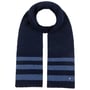 Stripes Knit Scarf by Hammaburg blue