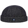 Dark Herringbone Docker Hat by Hammaburg navy