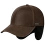 Chevrette Cowhide Cap with Ear Flaps by Stetson brown
