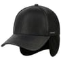 Chevrette Cowhide Cap with Ear Flaps by Stetson black