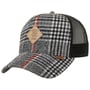 HFT Check Logo Patch Tweed Cap by Djinns black