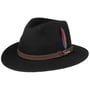 Roverton Traveller Wool Hat by Stetson black