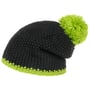 Twotone Pompom Hat black