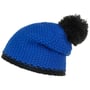 Twotone Pompom Hat royal-blue
