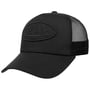 Boston Oval Patch Trucker Cap by Von Dutch black