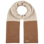 Twotone Block Cashmere Scarf by Seeberger camel