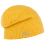 Ricarda Wool Beanie Hat by Seeberger mustard