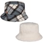 Doriet Check Bucket Reversible Hat by Mayser blue