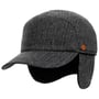 Herringbone Cap with Ear Flaps by Mayser grey-black
