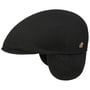 Sidney Plus Cashmere Flat Cap Zechbauer by Mayser black