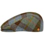 Erik Harris Tweed Flat Cap by Mayser green-blue